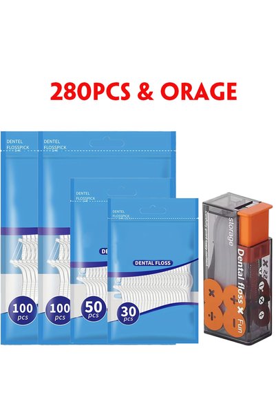 Choice blue Automatic Dental Floss Dispenser with 30/80/280Pcs Bagged Floss P...