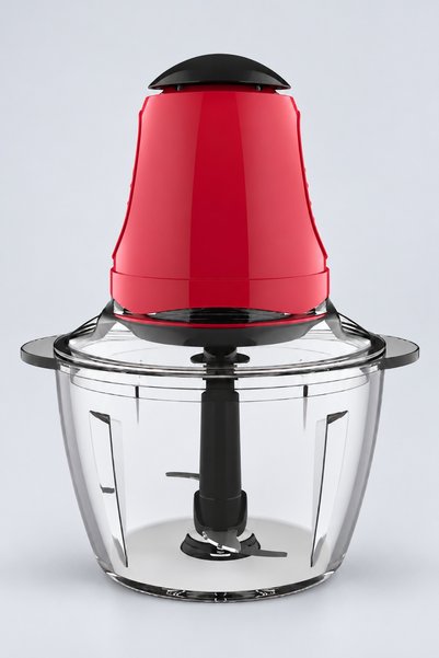 BLACK Mărunțitor pentru alimente, Bol Sticlă 1 L și Lame din Inox, 200 W