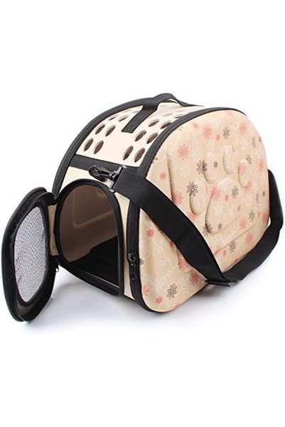 Generic Foldable Pet Dog Cat Carrier Cage Collapsible Travel Kennel - Portabl...