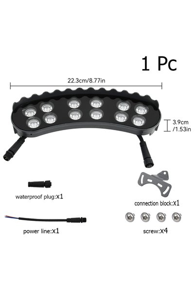Choice 1pc Warm light Outdoor LED Lawn Spotlights RGB Tree Holding Light IP65...