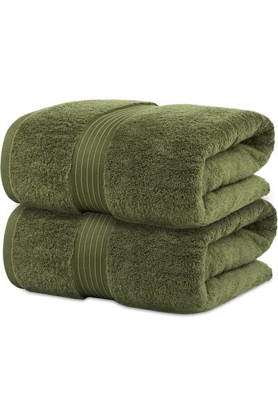 Generic Bath Towel Set (4 Pack, 70 X 140 cm) - 600 GSM 100% Combed Cotton Qui...