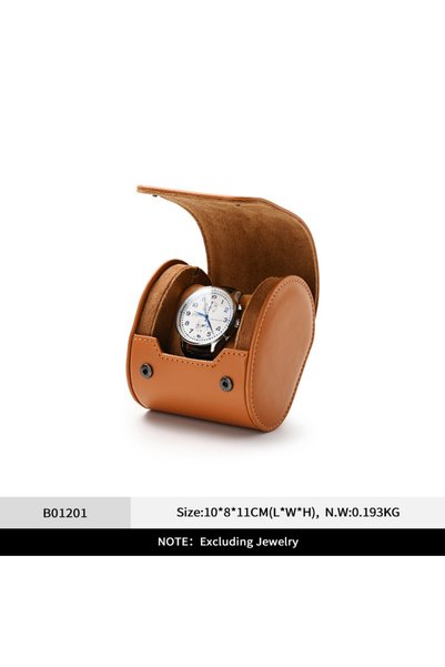 Choice 1 Brown Slot WoodTen Portable Jewelry Box Jewelry Organizer Roll 1 2 3...
