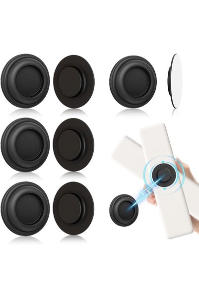 Generic 4Pcs Magnetic Remote Control Holder, Upgrades Silicone Wall Mount Sel...