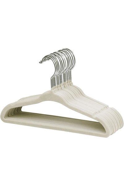 Generic 28 cm Baby Velvet Hangers, Non-Slip Kids Coat Hangers with 360° Swive...