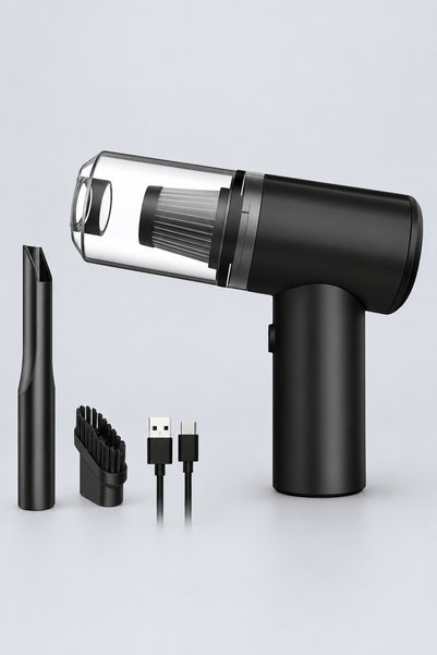 BLACK Aspirator auto BLACK, 21.000 Pa, 120 W, 2 în 1, încărcare USB-C