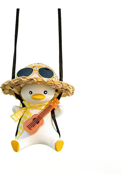 Generic Cool Swinging Duck Car Hanging Ornament Rear View Decor