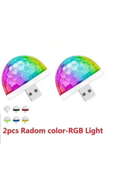 Choice مصباح LED صغير محمول يعمل بمنفذ USB، يتضمن قطعتين، لإضاءة المسرح والدي...