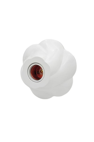 Choice No plug 1pc WHITE CE UL Listed E26/E27 Snap-On Rose-Shaped Pendant Lam...