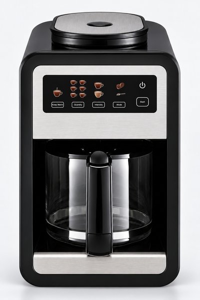 BLACK Cafetieră cu filtru, 850 ml, 640 W