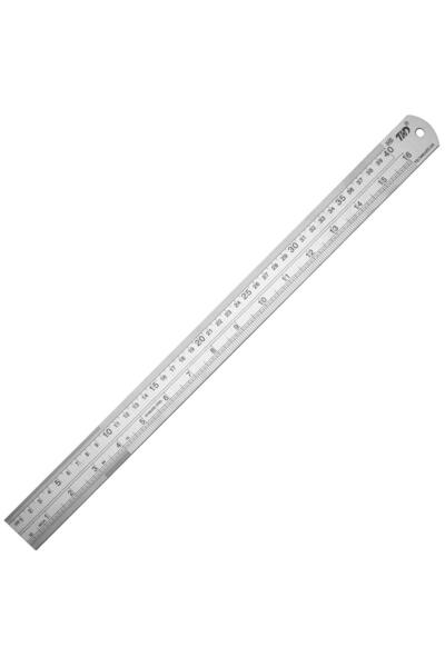 Generic Metal Ruler 16 Inches Stainless Steel 1 Pack