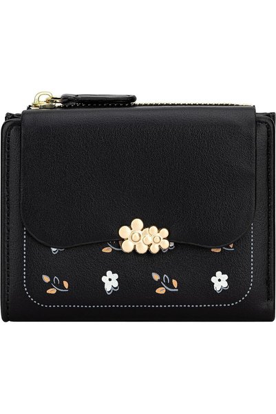 Generic Wallet for Women Girls, Small Cute Bi-fold RFID Blocking Women’s Wall...