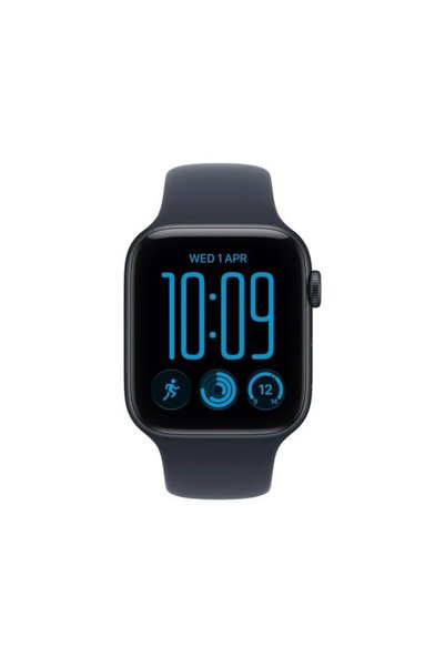 Apple Smartwatch Watch SE 3 GPS, 40mm Carcasă din aluminiu Midnight, Curea sp...