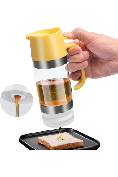 Generic Honey Dispenser, 9OZ No Drip with Handle, Coffee Syrup Dispenser for ...