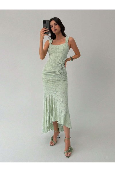 Sheya Rochie maxi, verde