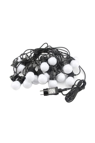 OEM Ghirlandă luminoasă LED, 30 de becuri tip glob, alb cald, impermeabilă IP...