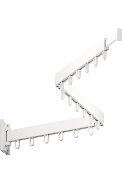 Generic Clothes Hanger Rack, Wall Mounted Clothes Drying Rack, Collapsible Re...