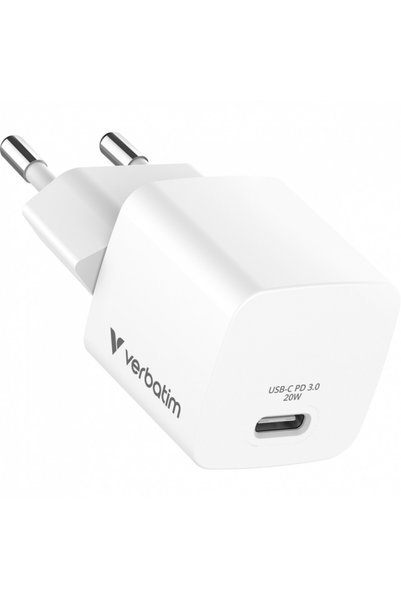 Verbatim Încărcător Mini GaN 20W USB-C P.D 3.0