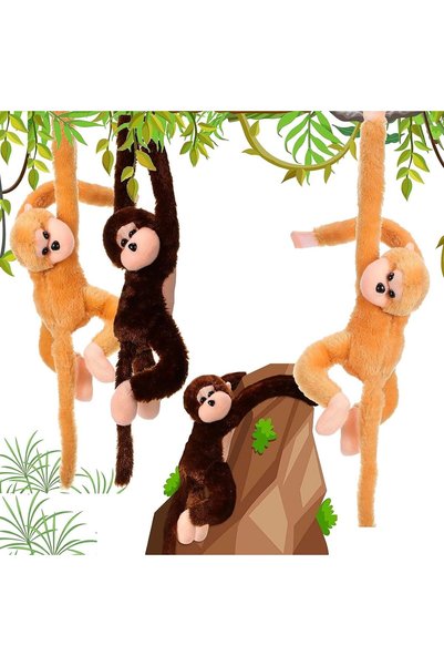 Generic 4 Pack Hanging Monkey Plush Toys, 23 Inch Large Stuffed Animals with ...