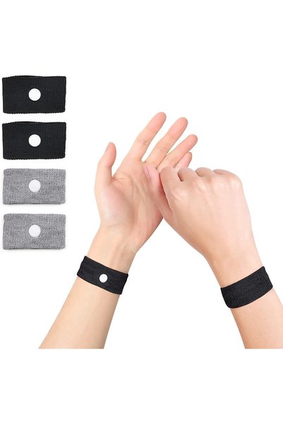 YRQX 2 Pairs Wristbands, Motion Sickness Bands, Nausea Relief Wristbands for ...