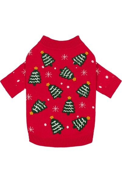 Generic Christmas Tree Dog Sweater, Thermal Outfit for Small & Medium Dogs