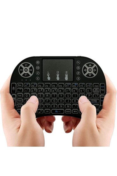 FONIX SmartKey Max – Mini tastatură wireless cu touchpad și LED multicolor, c...