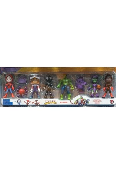 odjas Set 6 Figurine Spidey and His Amazing Friends – Spider-Man, Hulk, Green...