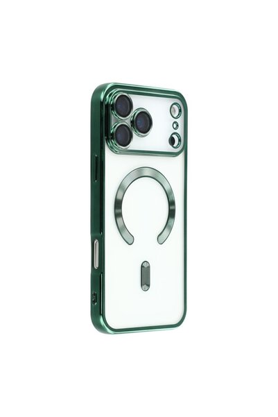 FONIX Husă tip MagSafe compatibilă cu Apple iPhone 17 Pro, placare electropla...