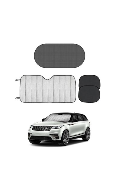 FONIX Σετ 4 αντηλιακών σκιών αυτοκινήτου, CoolCar TotalProtect, Προστασία UV,...