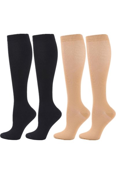 Generic Compression Socks for Women Men, 2/3/4/6 Pairs 20-25mmHg Knee Socks C...