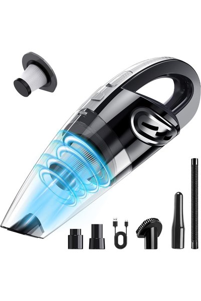 Generic Portable Cordless Vacuum Cleaner 15000Pa Rechargeable 7800mAh with 70...