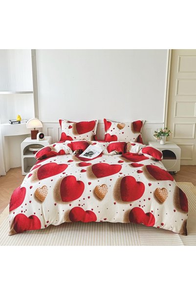Talis Lenjerie Heart Dolce cocolino cu Elastic 180x200 (Cocolino)