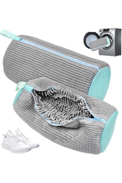 Generic Shoe Washing Bag,2PCS Large Reusable Mesh Shoe, Laundry Net Shoes Lau...