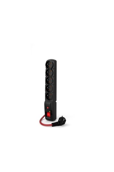 ACAR Priză cu protecție la supratensiune F5 Power 16A (5 prize) negru