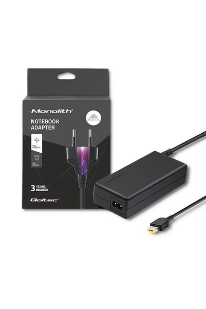 Qoltec Alimentator pentru Lenovo 45W |   20V |   2,25A |   Vârf subțire + ac