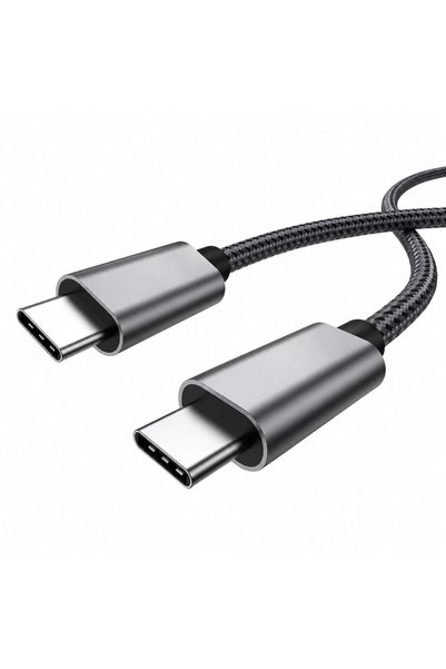 Generic كابل USB C إلى USB C بقوة 240 واط، طول 1 متر، سلك شحن سريع متين مصنوع...