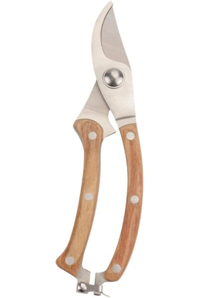 Generic Wood Handle Garden Shear Kit, Plant Pruning Scissors Garden Cutter Fl...