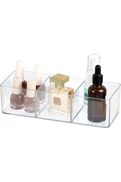 Generic Clear Drawer Organizer, 6 Sections Eyeglass Sunglasses Organizer Hold...