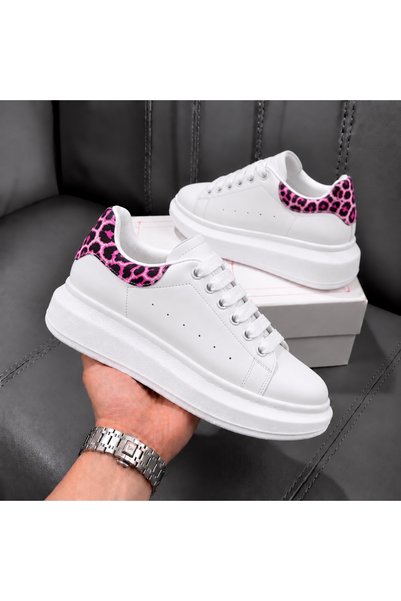 dehaine Women's sneakers LEOPARD QUEEN MQ, casual sneakers made of eco- Leath...