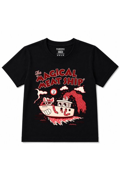 Rabona Fashion The Magical Meat Ship – Fun Retro Cartoon-Style Meat Ship and ...