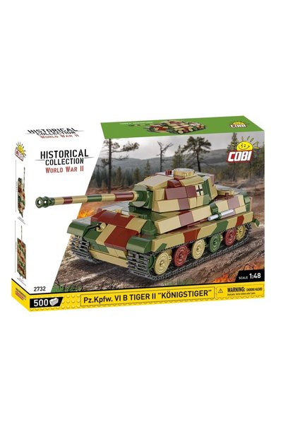 Cobi Klocki Blocuri Pz.Kpfw. VI B Tiger II Regele Tigru