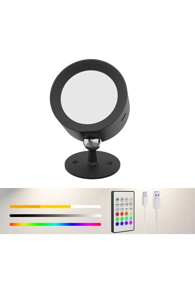 Generic LED Magnetic Wall Sconces, Wall Mounted Reading Lamp 14 Lighting Mode...