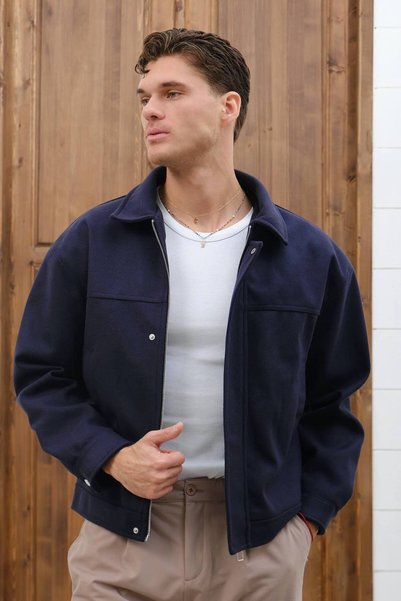 KOCCI New Season Waterproof and Windproof Men's Winter Melton Jacket