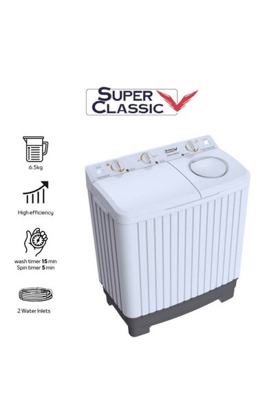 SUPER CLASSIC Super classic 6.5kg twin tub washing machine - spwm-70