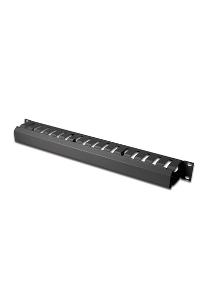 Digitus Gestionare cabluri 19 inch negru 1U dukt W/40xG/70 (RAL 9005)