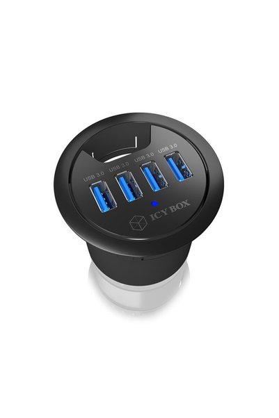ICY BOX IB-HUB1403 HUB pentru birou 60mm