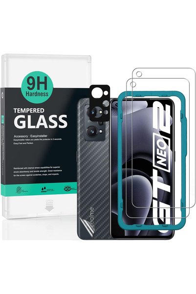 Generic For Realme GT Neo 2 5G Screen Protector 6.62",2 Pack 9H Hardness Temp...