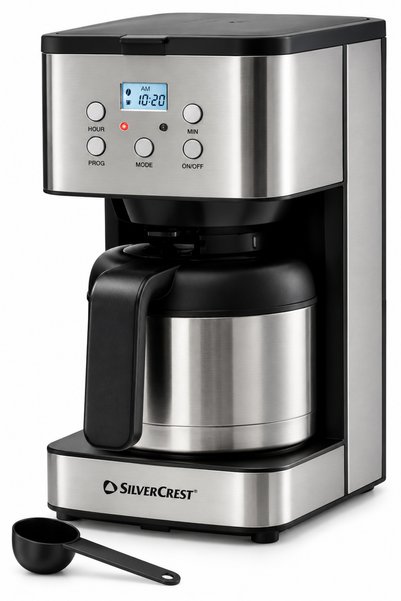 Silver Crest SilverCrest Electric Coffee Maker with Permanent Filter and Ther...