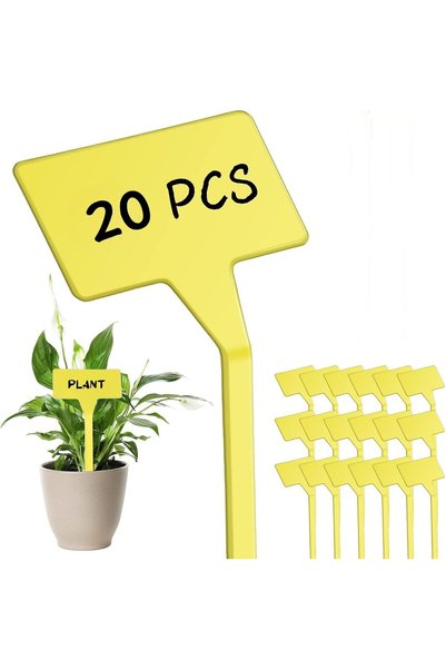 Generic 20 Pcs Large Waterproof Plant Labels 11.8 Inch Plastic Garden Markers...