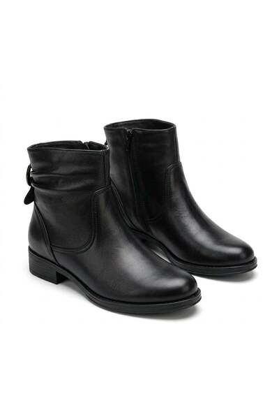 PaulStyle Ghete dama negru, A-911, din piele naturala