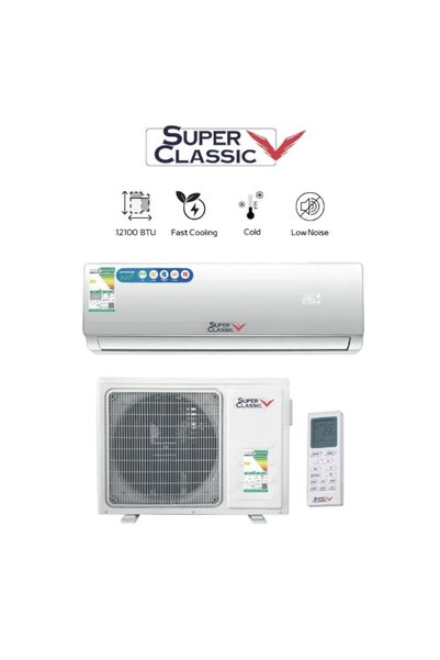 SUPER CLASSIC مكيف سبليت سوبر كلاسيك بقوة 12,100 وحدة تبريد فقط - SCSP-12C